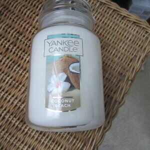 NEW/Yankee Candle Coconut Beach Candle/22 oz. NEVER LIT!